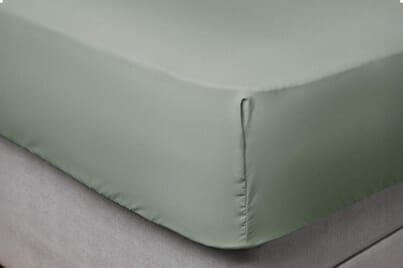 An image for Silentnight Supersoft Fitted Sheet - Sage
