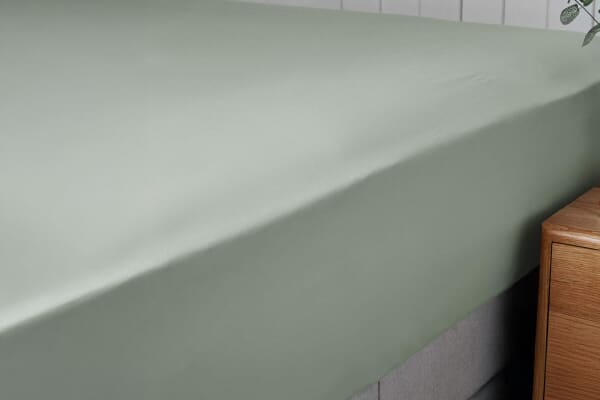 An image for Silentnight Supersoft Fitted Sheet - Sage