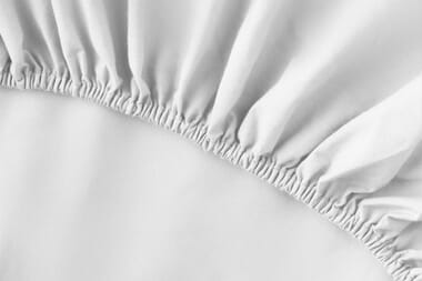 An image for Silentnight Washed Cotton Rich Fitted Sheet - White