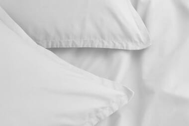 An image for Silentnight Washed Cotton Rich Duvet Set - White
