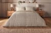 Silentnight Supersoft Gingham Seersucker Duvet Set – Natural
