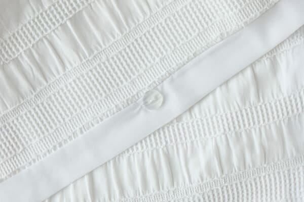 An image for Silentnight Supersoft Seersucker Duvet Set – White