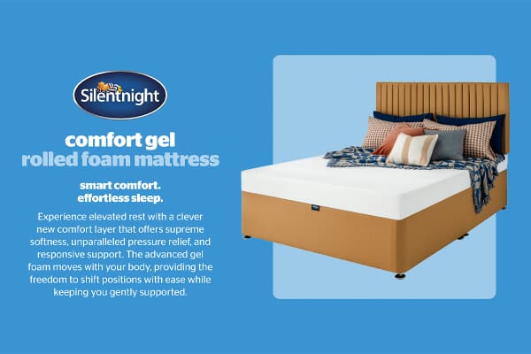 An image for Silentnight Comfort Gel Memory Foam Mattress