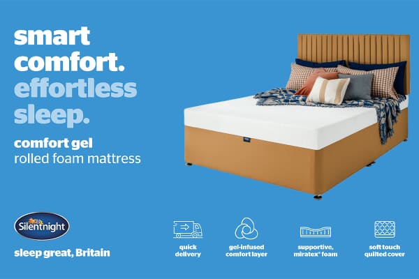 An image for Silentnight Comfort Gel Memory Foam Mattress