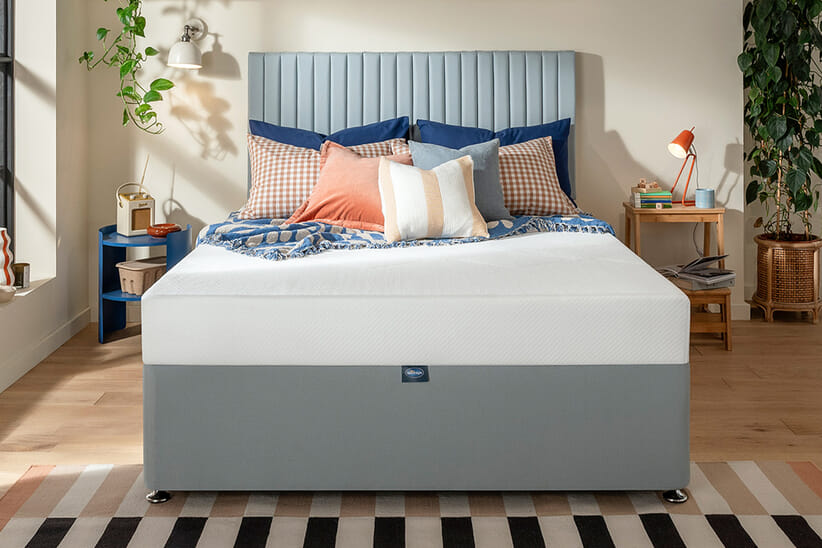 An image for Silentnight Breathe Gel Memory Foam Mattress + Premium Divan Bed