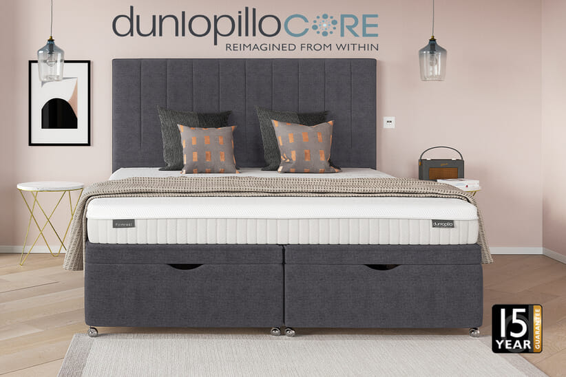 An image for Dunlopillo® Firmrest Latex Mattress + Premium Divan Bed