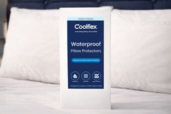 A product image for the Coolflex® Waterproof Pillow Protector Pair