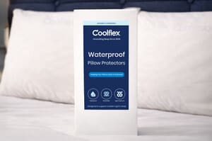 A product image for the Coolflex® Waterproof Pillow Protector Pair