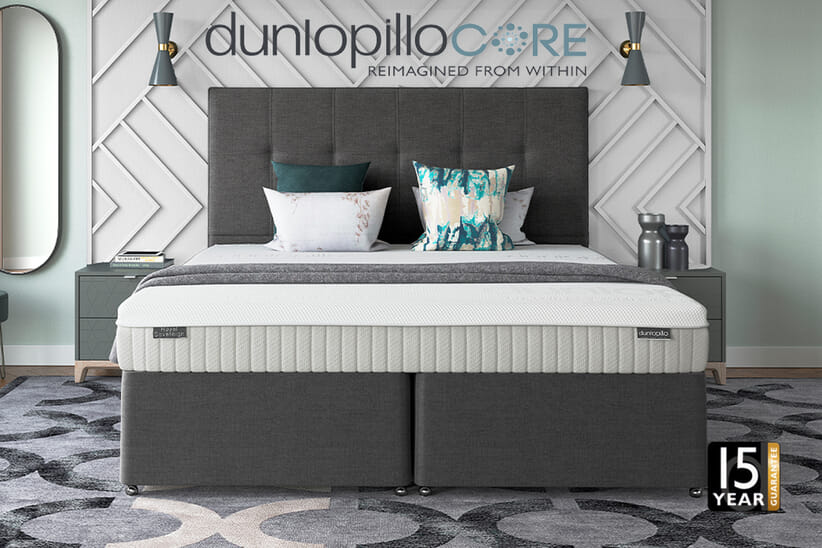 An image for Dunlopillo® Sovereign Latex Mattress + Premium Divan Bed