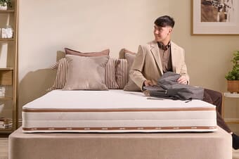 A product image for the Jay-Be Ryze Deep Quilted Sprung Mattress