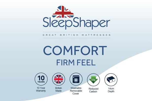 An image for SleepShaper® Comfort Firm Feel Foam Mattress