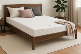 A product image for the SleepShaper® Comfort Plus Firm Feel Memory Foam Mattress