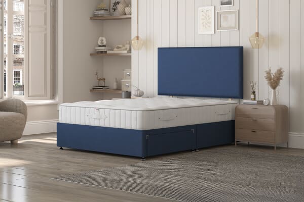 An image for Millbrook Regent Wool Ortho Mattress + Premium Divan Bed