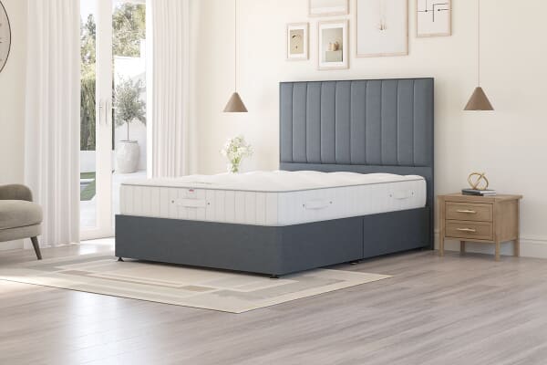 An image for Millbrook Baroness Natural Wool Mattress + Premium Divan Bed