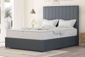 A product image for the Millbrook Baroness Natural Wool Mattress + Premium Divan Bed