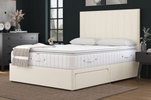 A product image for the Millbrook Sovereign Natural Pillow Top Mattress + Premium Divan Bed