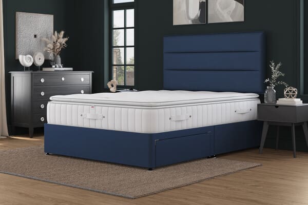 An image for Millbrook Sovereign Natural Pillow Top Mattress + Premium Divan Bed