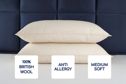 An image for Harrison Spinks British Wool Pillow