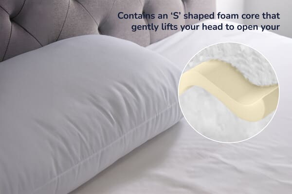 An image for Head2Sleep® Anti Snore Support Pillow Pair