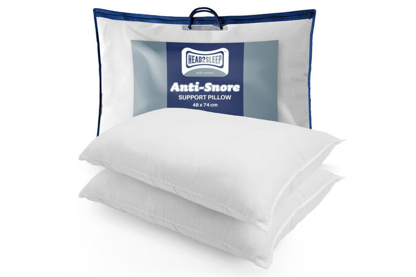An image for Head2Sleep® Anti Snore Support Pillow Pair