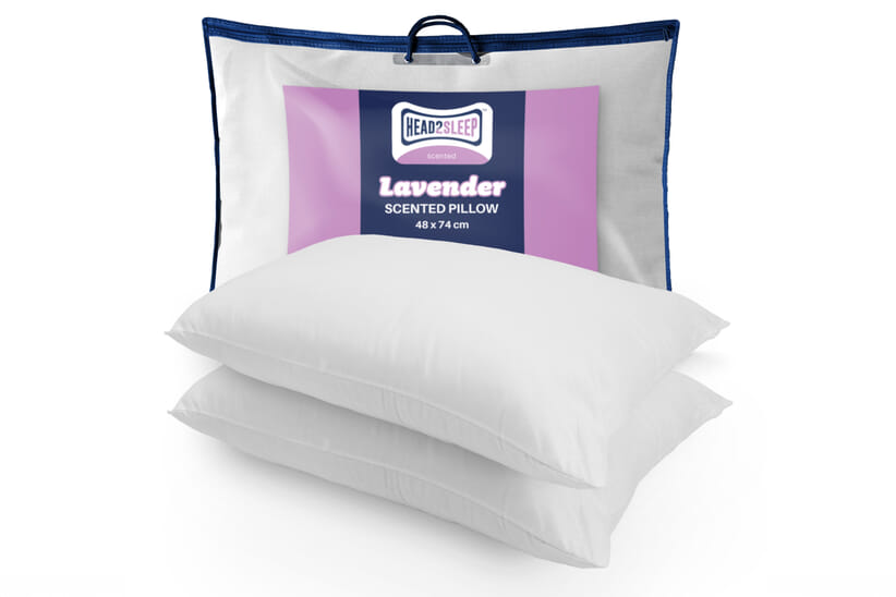 An image for Head2Sleep® Lavender Scented Pillow Pair