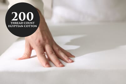 An image for Bellissimo Egyptian Cotton Deep Fitted Sheet