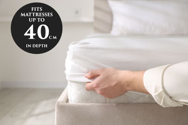 An image for Bellissimo Egyptian Cotton Deep Fitted Sheet