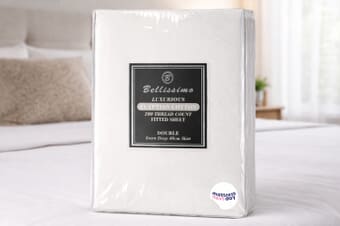 A product image for the Bellissimo Egyptian Cotton Deep Fitted Sheet