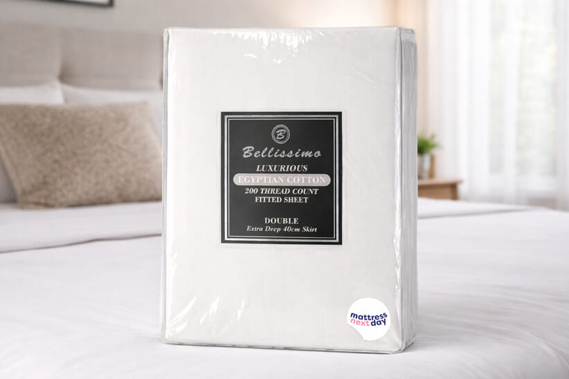 An image for Bellissimo Egyptian Cotton Deep Fitted Sheet