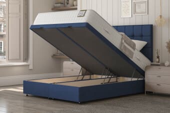 A product image for the Highgrove Belmont 1000 Pocket Natural Mattress + Ottoman Divan Bed