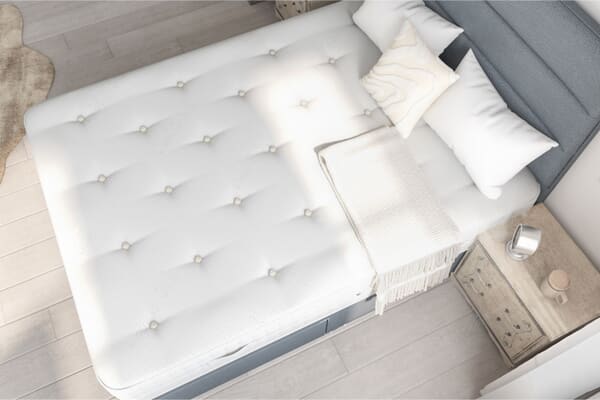 An image for Highgrove Somerset 2000 Pocket Natural Mattress + Ottoman Divan Bed