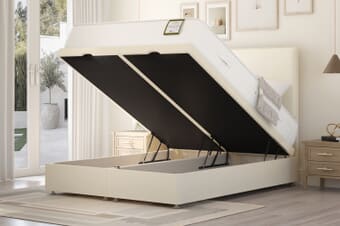 A product image for the Highgrove Ashbourne Ortho 2000 Pocket Natural Mattress + Ottoman Divan Bed