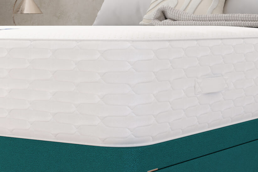 An image for Camellia Traditionally Sprung Mattress + Ottoman Divan Bed