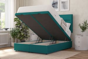 A product image for the Camellia Traditionally Sprung Mattress + Ottoman Divan Bed