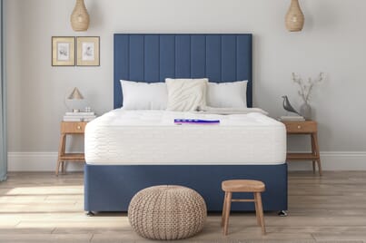 An image for Daphne Ortho Traditionally Sprung Mattress + Ottoman Divan Bed