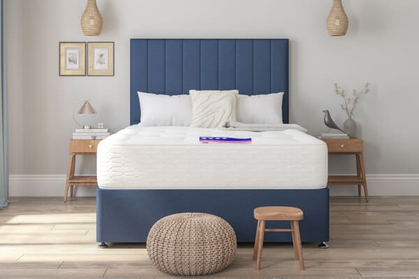 An image for Daphne Ortho Traditionally Sprung Mattress + Ottoman Divan Bed