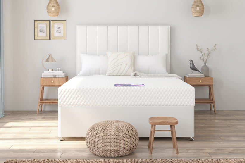 An image for Classic Memory Foam Mattress + Ottoman Divan Bed