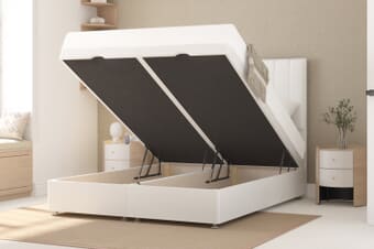A product image for the Super Firm Foam Mattress + Ottoman Divan Bed