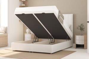 A product image for the Super Firm Foam Mattress + Ottoman Divan Bed