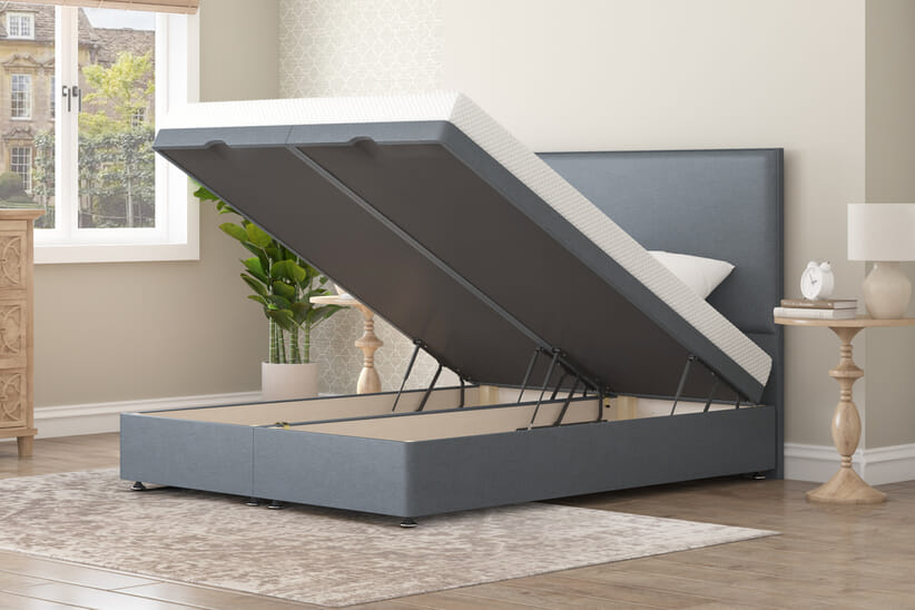 An image for Value Eco Foam Mattress + Ottoman Divan Bed