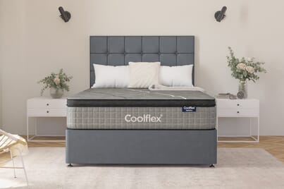 An image for Coolflex® Hybrid ICE Mattress + Ottoman Divan Bed