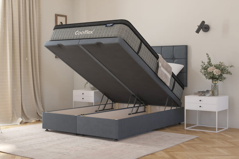An image for Coolflex® Hybrid ICE Mattress + Ottoman Divan Bed