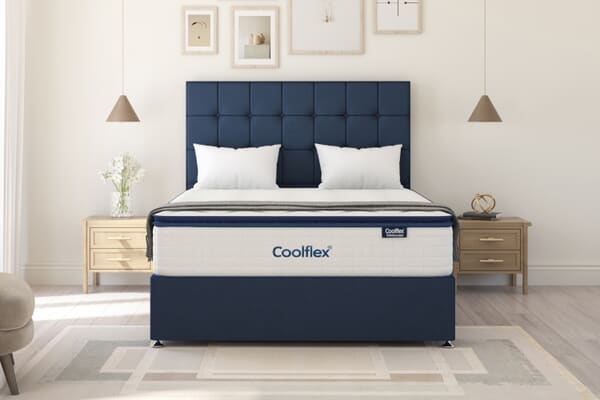 An image for Coolflex® Premium Memory Hybrid Mattress + Ottoman Divan Bed
