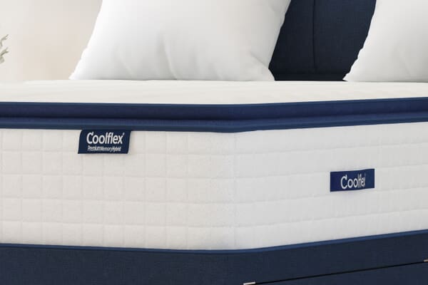 An image for Coolflex® Premium Memory Hybrid Mattress + Ottoman Divan Bed