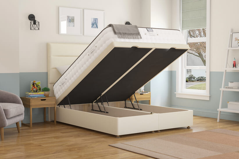 An image for Tuft & Springs™ Enchantment 1500 Mattress + Ottoman Divan Bed