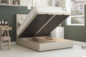 A product image for the Highgrove Rowley Ortho 1000 Pocket Natural Mattress + Ottoman Divan Bed