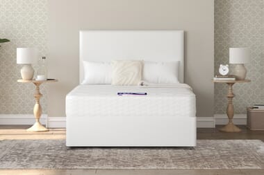 An image for Jasmine Traditionally Sprung Mattress + Ottoman Divan Bed
