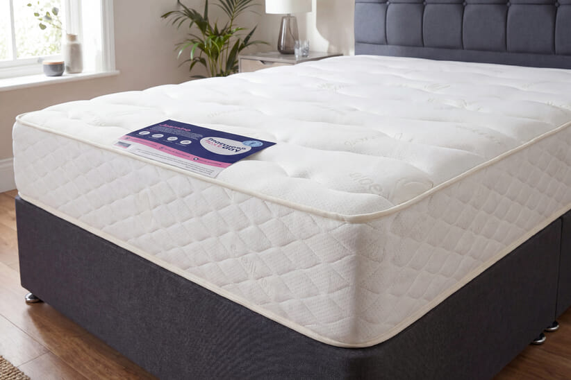 An image for Jasmine Traditionally Sprung Mattress + Ottoman Divan Bed