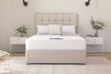 An image for Zante Ortho Traditionally Sprung Mattress + Ottoman Divan Bed