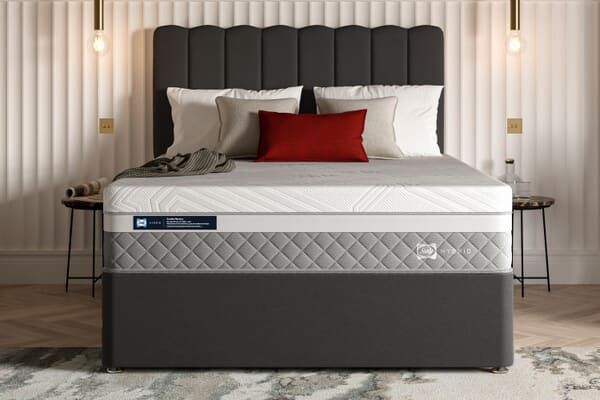 An image for Sealy Soothe Hybrid Memory Mattress